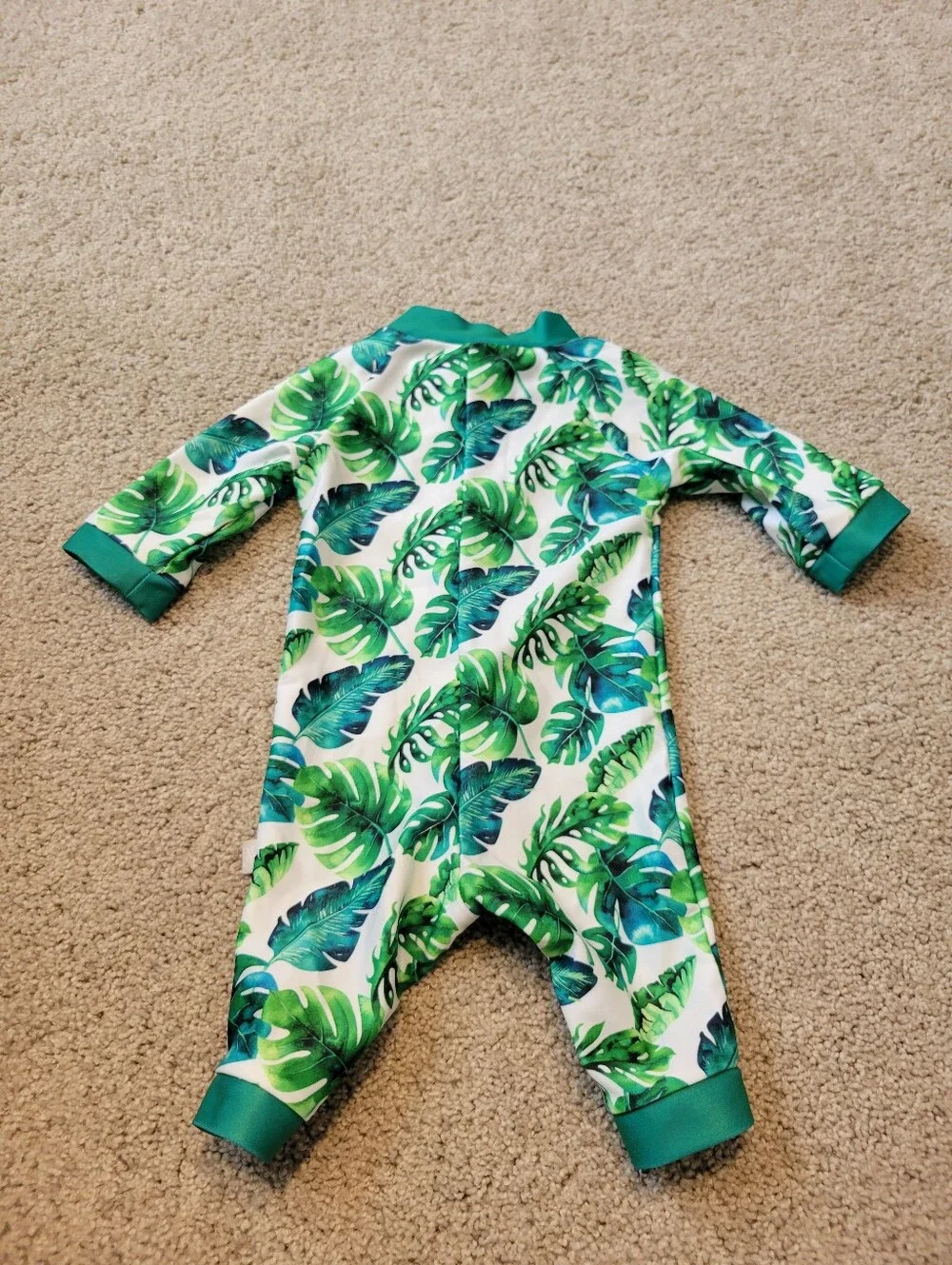 Honeysuckle Swim Co Full Zipper Sunsuit 0-6 Months